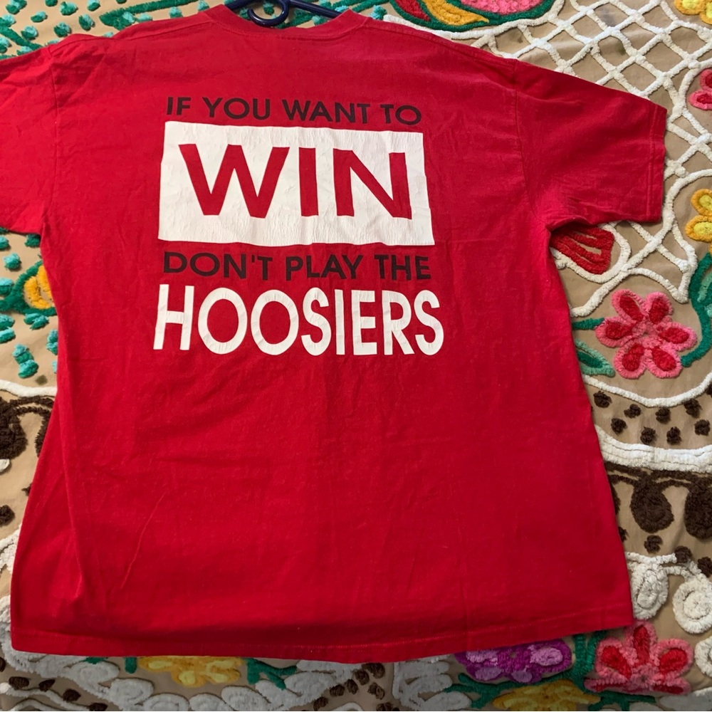 VTG 90’s Indiana Hoosiers double sided graphic T-Shirt by LEE made in USA XL